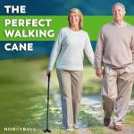Honeybull Foldable Adjustable Walking Cane