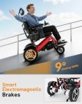 Lightweight Foldable Electric Wheelchair with Bluetooth