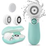 Electric Facial Cleansing Brush with 3 Attachments