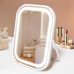 Portable LED Travel Makeup Mirror with Touch Screen