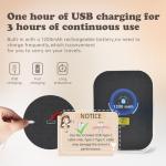 Portable LED Travel Makeup Mirror with Touch Screen