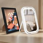 Portable LED Travel Makeup Mirror with Touch Screen