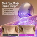 7-in-1 Red Light Therapy Facial Massager Device