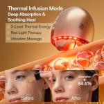 7-in-1 Red Light Therapy Facial Massager Device