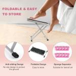 Adjustable Non-Slip Pedicure Footrest Kit