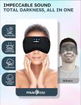 Bluetooth Sleep Headphones and Eye Mask Combo