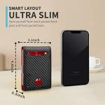 Slim RFID Blocking Red Wallet for Men