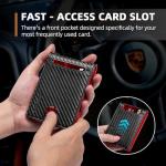 Slim RFID Blocking Red Wallet for Men