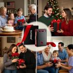 Slim RFID Blocking Red Wallet for Men