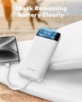 Charmast Slim 10000mAh Portable Charger with Cables