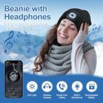 Bluetooth Beanie Hat with Light for Men