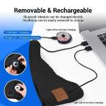 Bluetooth Beanie Hat with Headphones and Light