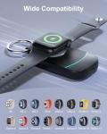 Portable Apple Watch Charger with Keychain for Travel