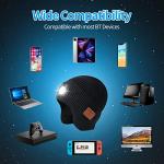 Bluetooth Beanie Hat with Headphones and Light