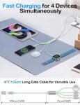 Multi Charging Cable for Apple Watch and Phones