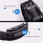 LED Digital Waterproof Watch for Men - Black