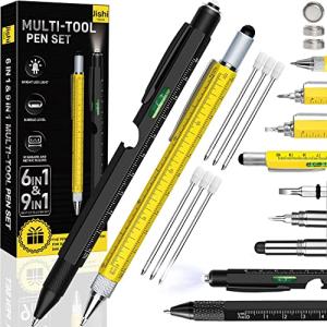 2-Pack Multitool Pen Set - Perfect Gift Idea