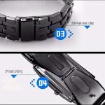 LED Digital Waterproof Watch for Men - Black