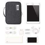 Portable Double Layer Travel Organizer for Electronics