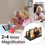 14-Inch 3D HD Smartphone Screen Magnifier Stand