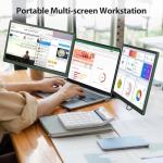 Triple Laptop Screen Extender - 14" Portable Monitor