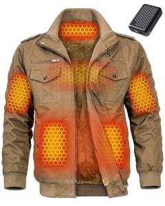 Men's Heated Graphene Jacket with Battery Pack