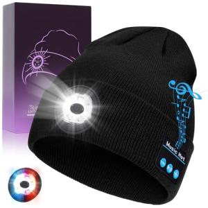 Bluetooth Beanie Hat with Light and Speakers