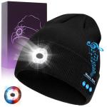 Bluetooth Beanie Hat with Light and Speakers