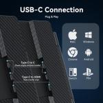 Triple Laptop Screen Extender - 14" Portable Monitor