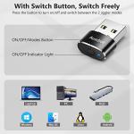 USB Mouse Jiggler with Switch Button – Keep Awake