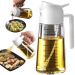Glass Olive Oil Sprayer Bottle - 2 in 1