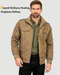 Men's Heated Graphene Jacket with Battery Pack