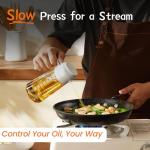 Glass Olive Oil Sprayer Bottle - 2 in 1