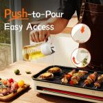 Glass Olive Oil Sprayer Bottle - 2 in 1