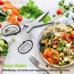 Upgraded Herb Scissors for Effortless Cutting