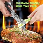 Upgraded Herb Scissors for Effortless Cutting