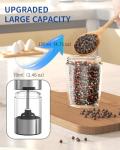 CIRCLE JOY Automatic Electric Salt and Pepper Grinder Set