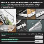 JOYMOOP Mop and Bucket Set for Easy Cleaning