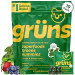 Sugar-Free Super Greens Gummies for Digestive Health