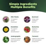 Liver Cleanse Detox Capsules with Milk Thistle