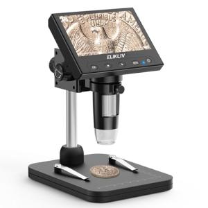 Elikliv 1000x Coin Microscope with LCD Display
