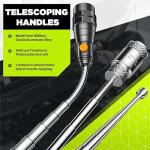 Telescoping Magnetic Pickup Tool Set with LED