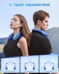 Wearable 360° Bladeless Neck Fan - Cool Comfort