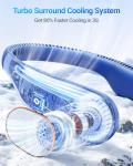 Wearable 360° Bladeless Neck Fan - Cool Comfort