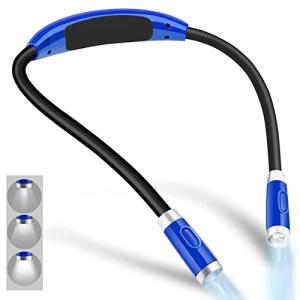 Rechargeable LED Neck Reading Light with Flex Arms
