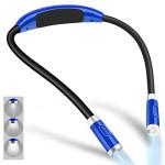 Rechargeable LED Neck Reading Light with Flex Arms