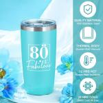 Unique 80th Birthday Gifts for Women
