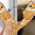 Cute Cat Hand Towels for Home Decor