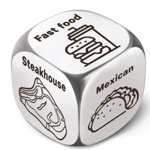 Funny Food Decision Dice for Date Night Gifts