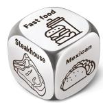 Funny Food Decision Dice for Date Night Gifts